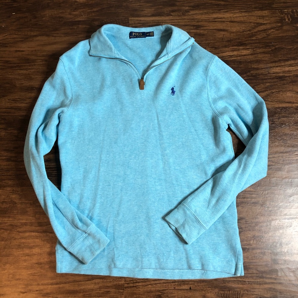 Light Blue Ralph Lauren Polo Pullover